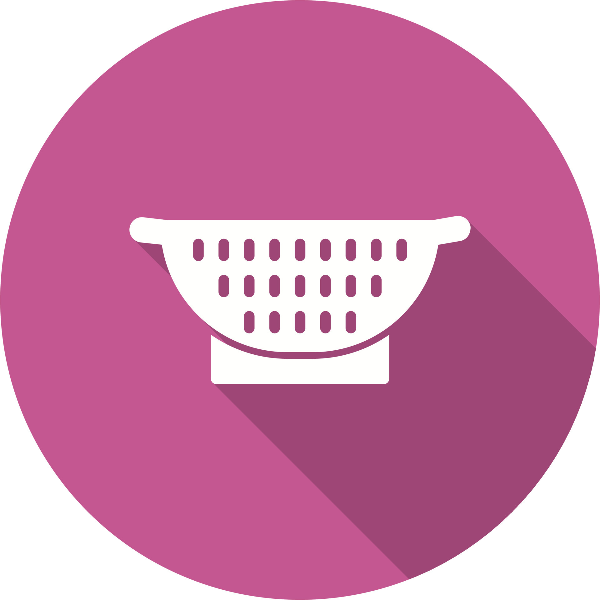 Colander Vector Icon 19995465 Vector Art at Vecteezy