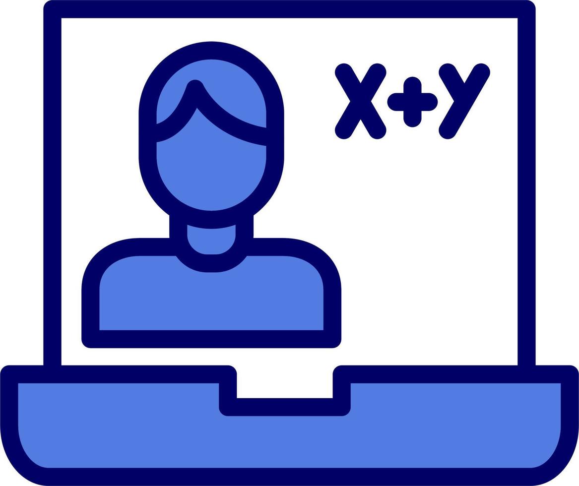 Online Class Vector Icon