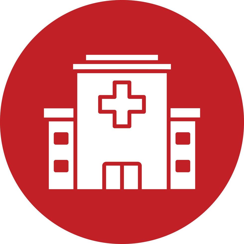 Hospital Building Vector Icon