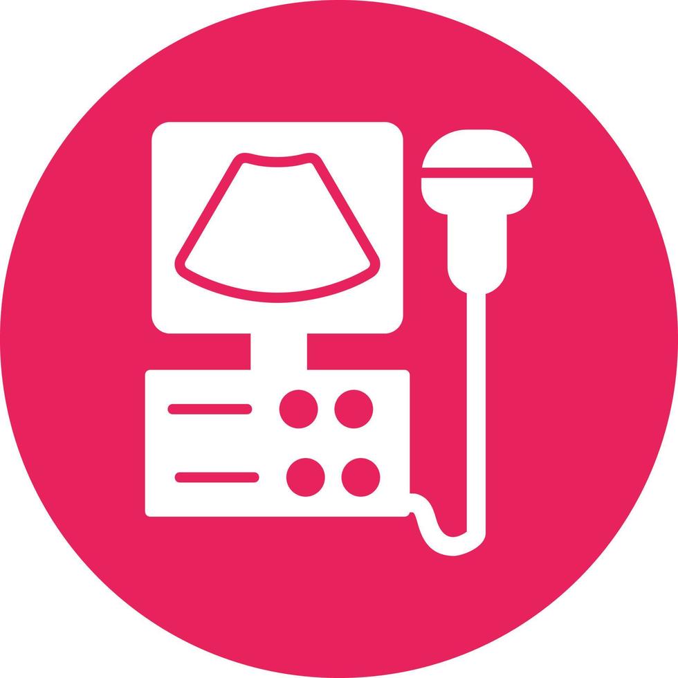 Ultrasound Machine Vector Icon