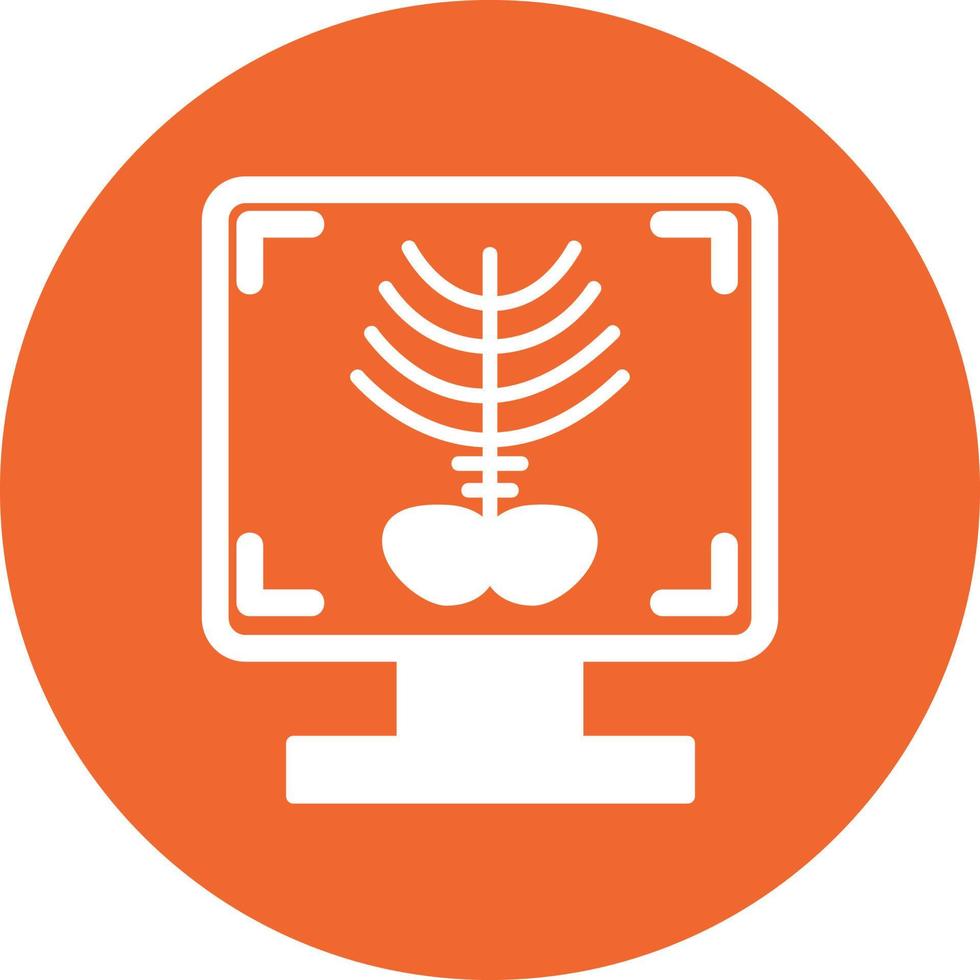 X-ray Bone Vector Icon