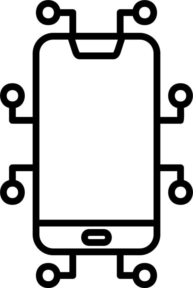 icono de vector de teléfono inteligente