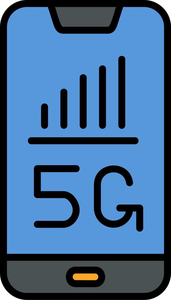 5G Smartphone Vector Icon