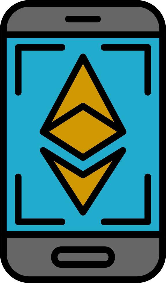 Ethereum Scan Vector Icon