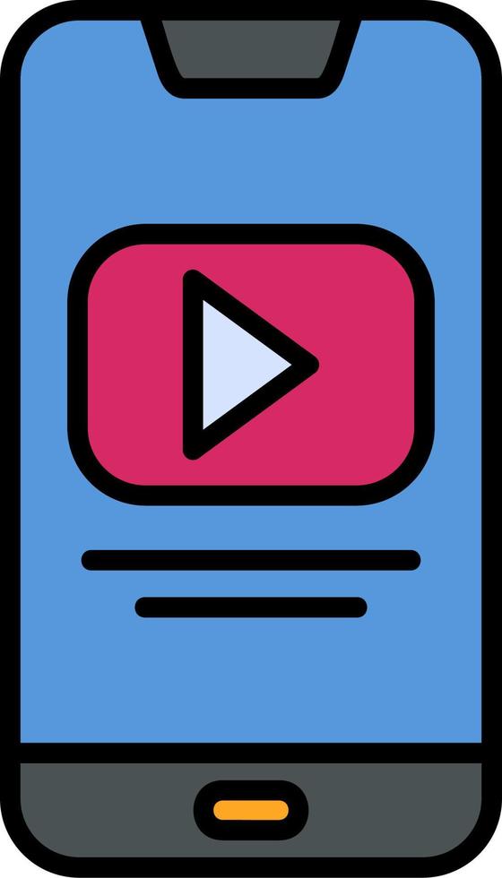 Play Video Vector Icon