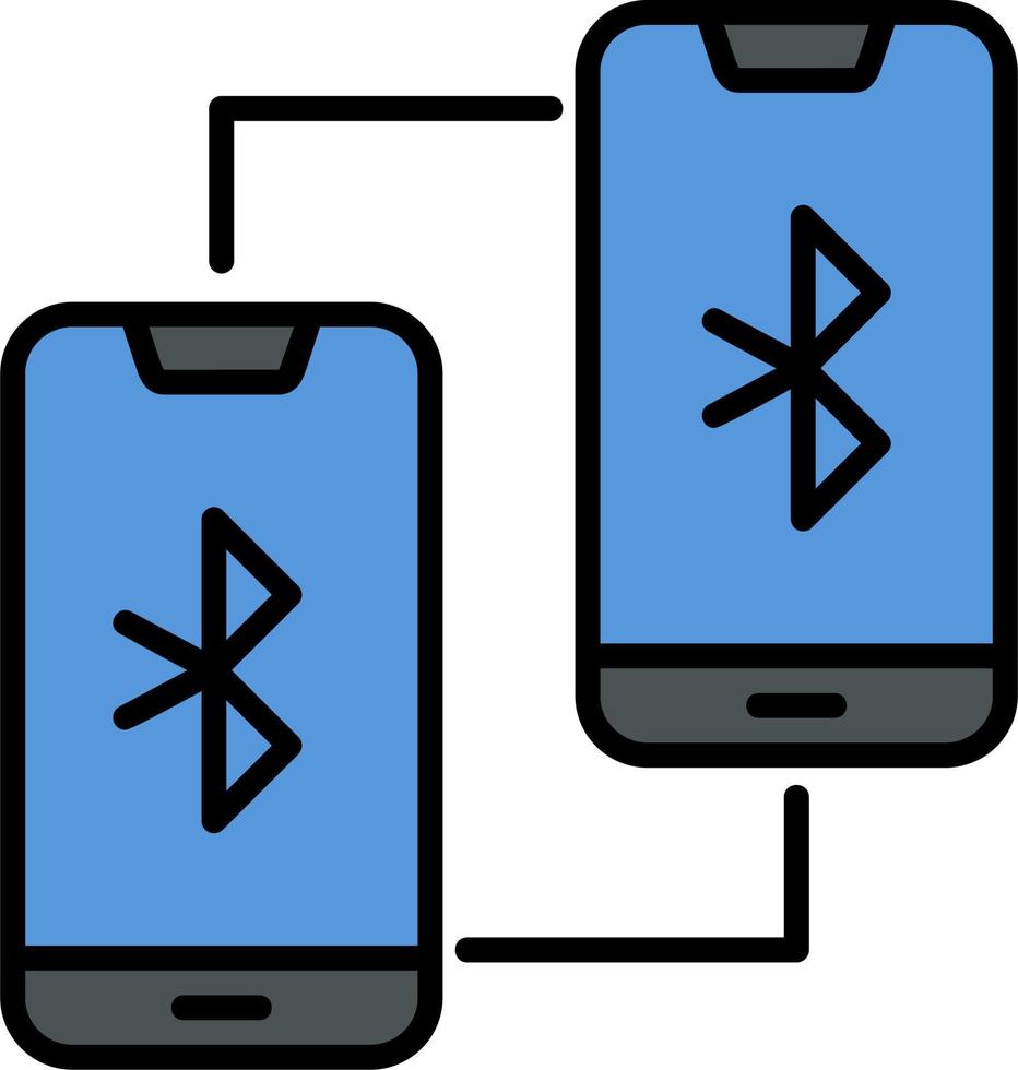 Phone Bluetooth Connected Vector Icon