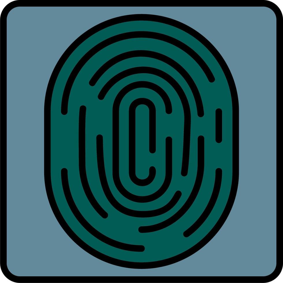 Fingerprint Vector Icon