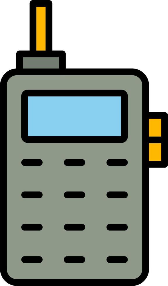 Old Phone Vector Icon