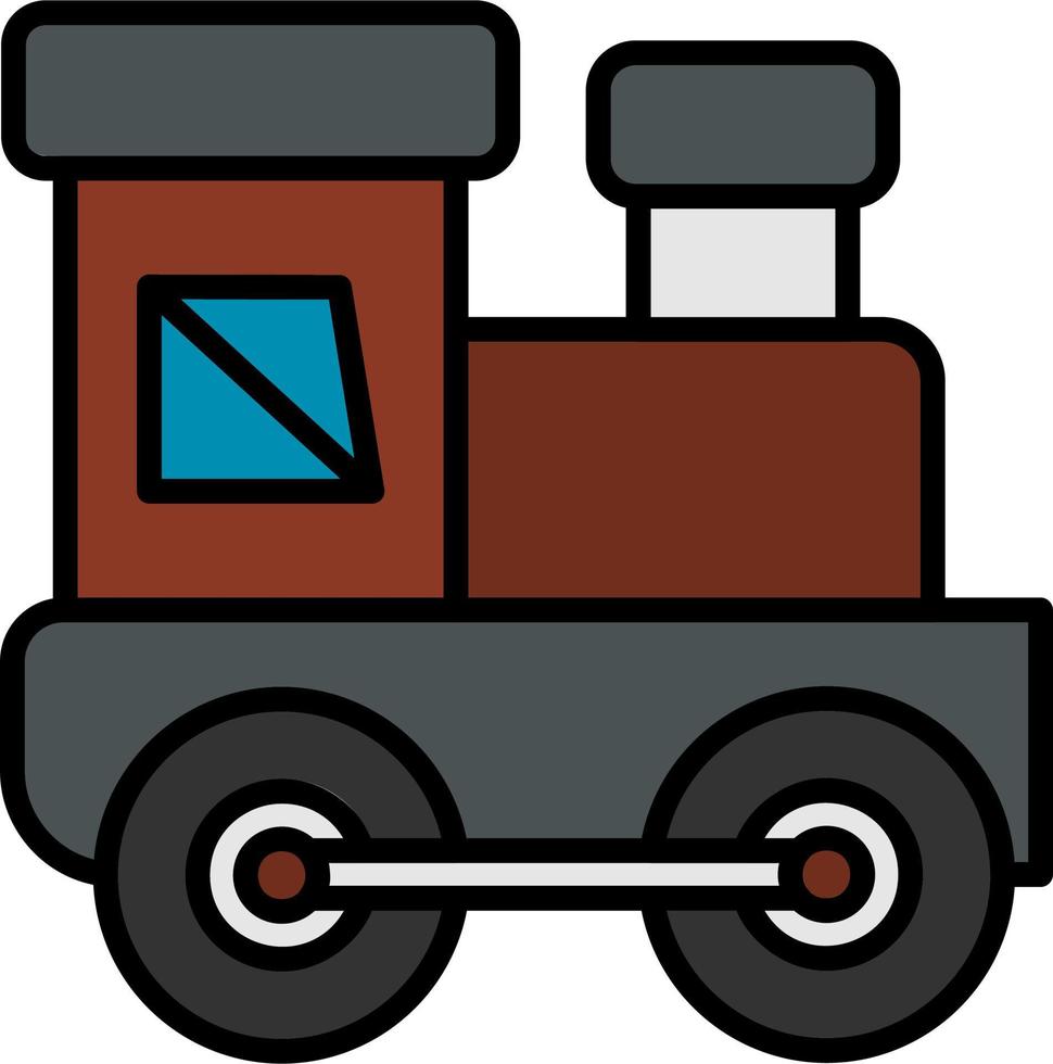 bebé tren vector icono