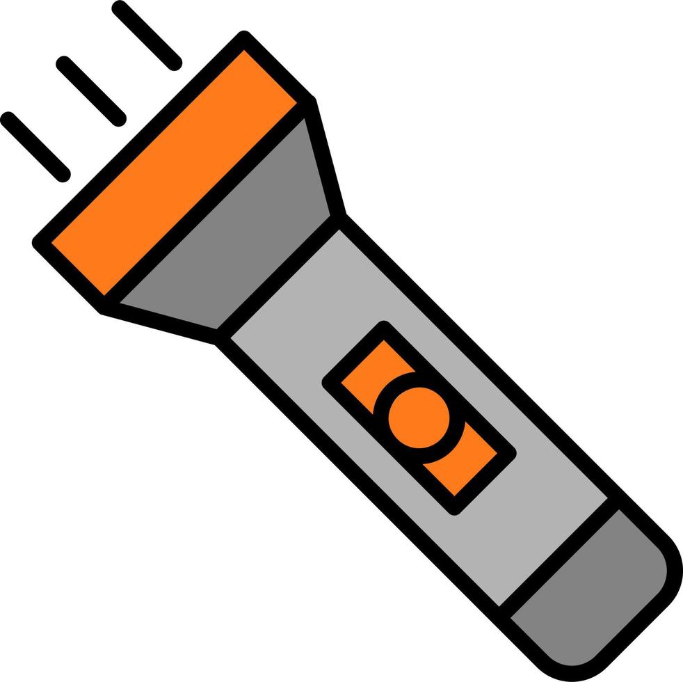 Flashlight Vector Icon