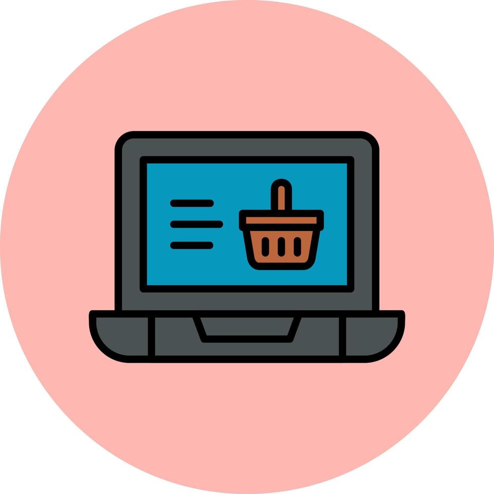 Online Shopping Vector Icon