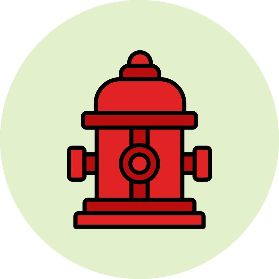 icono de vector de boca de incendios