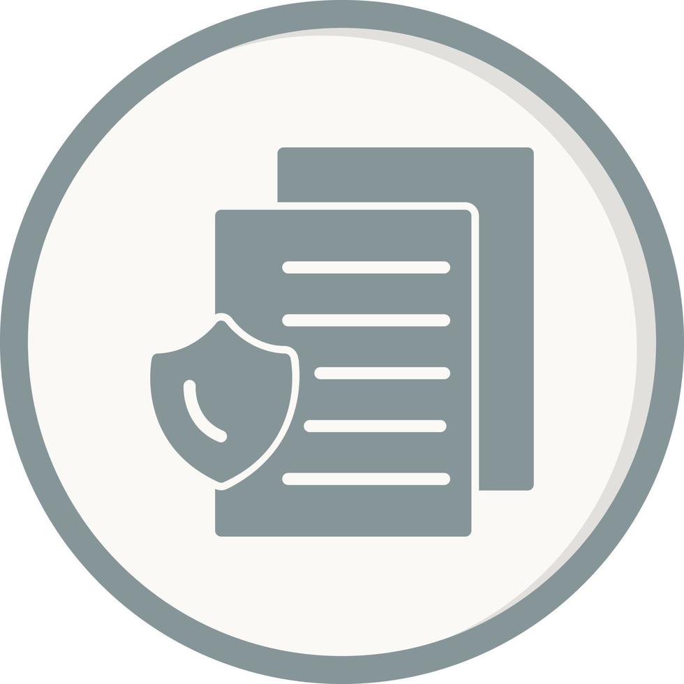 File protection Vector Icon