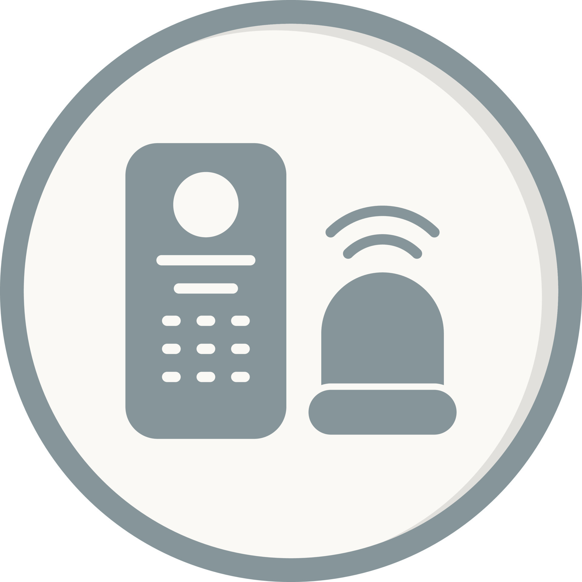 Alarm System Vector Icon 19996201 Vector Art at Vecteezy