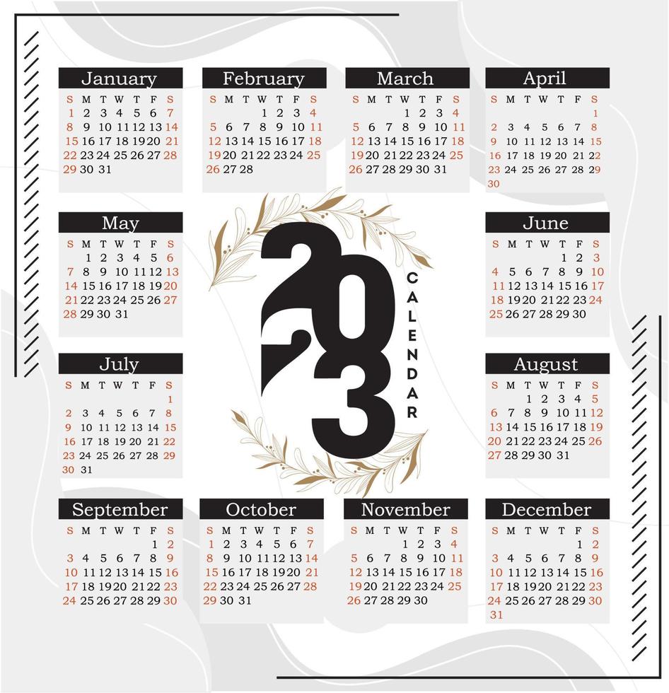Beautiful New Year Calendar 2023 19996342 Vector Art At Vecteezy beautiful-new-year-calendar-2023-19996342-vector-art-at-vecteezy
