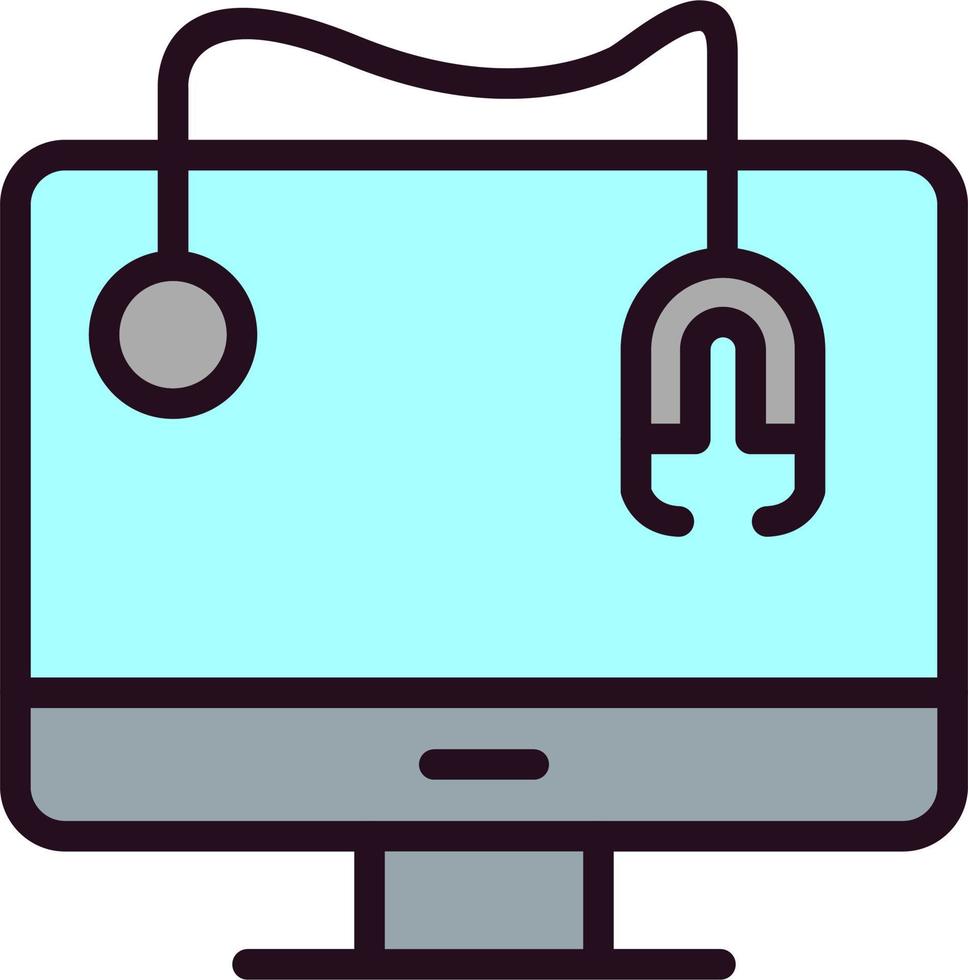 Computer Vector Icon