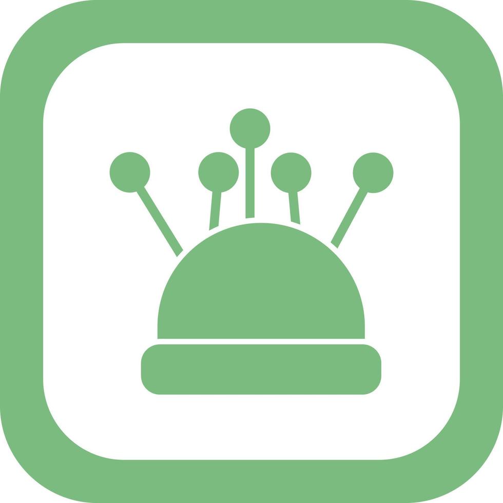 Pin Cushion Vector Icon
