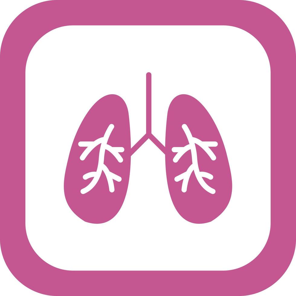 Lungs Vector Icon