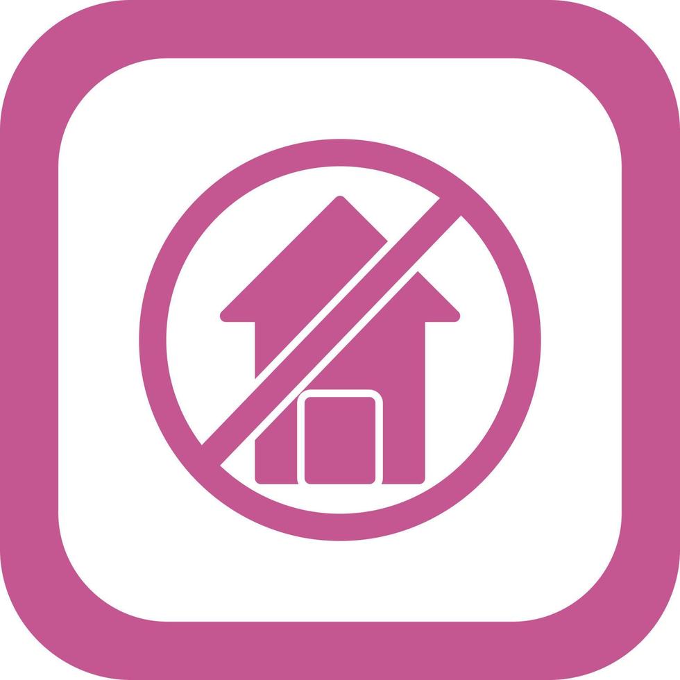 No Home Vector Icon