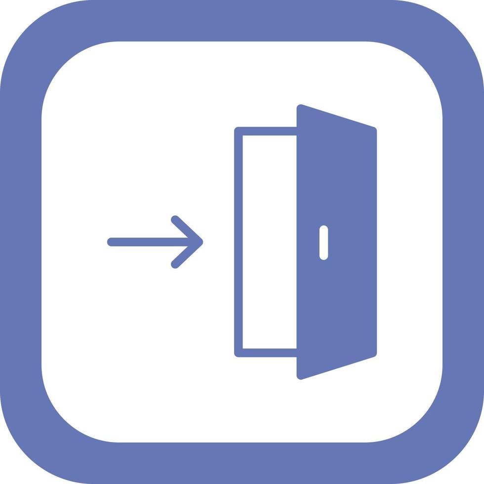 Exit Direction Vector Icon