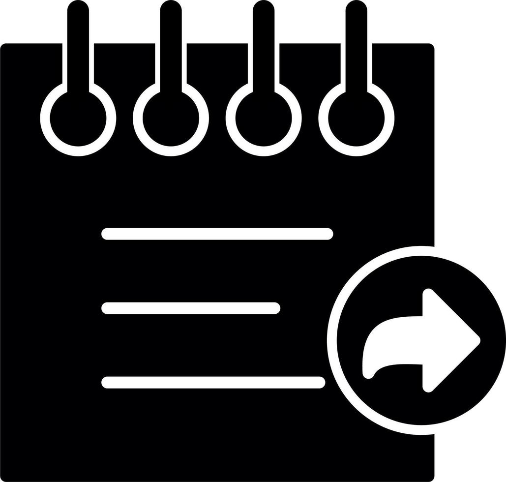 Notes Share Vector Icon