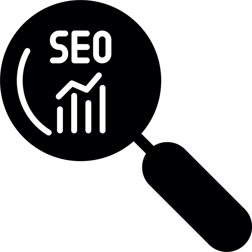 Seo Search Vector Icon
