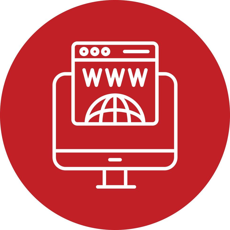 Domain Registration Vector Icon