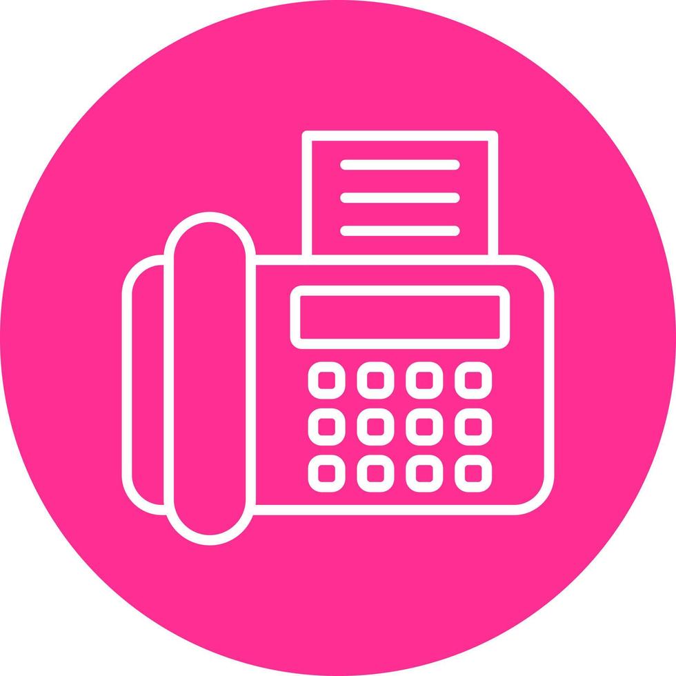 Fax Machine Vector Icon