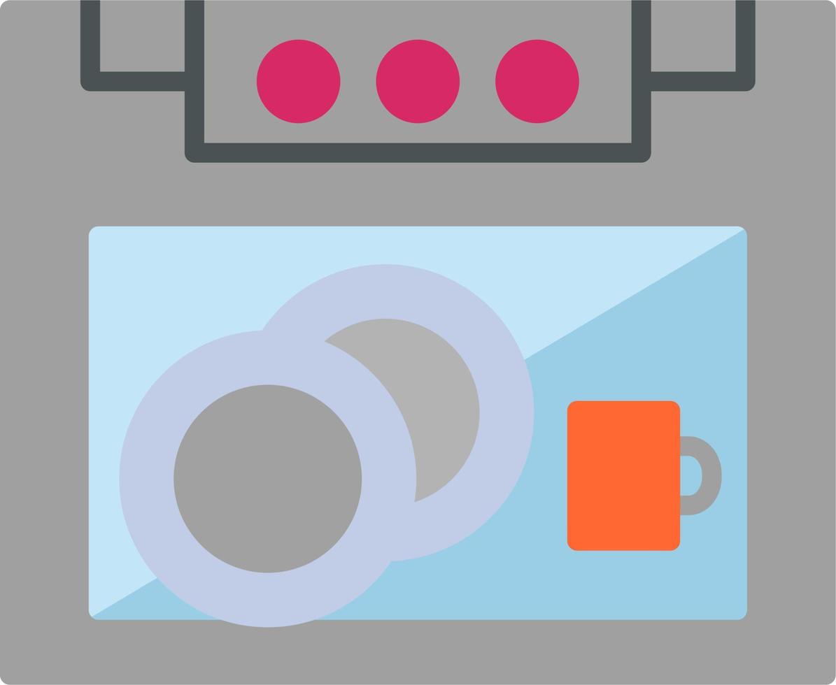 Dish Washer Vector Icon