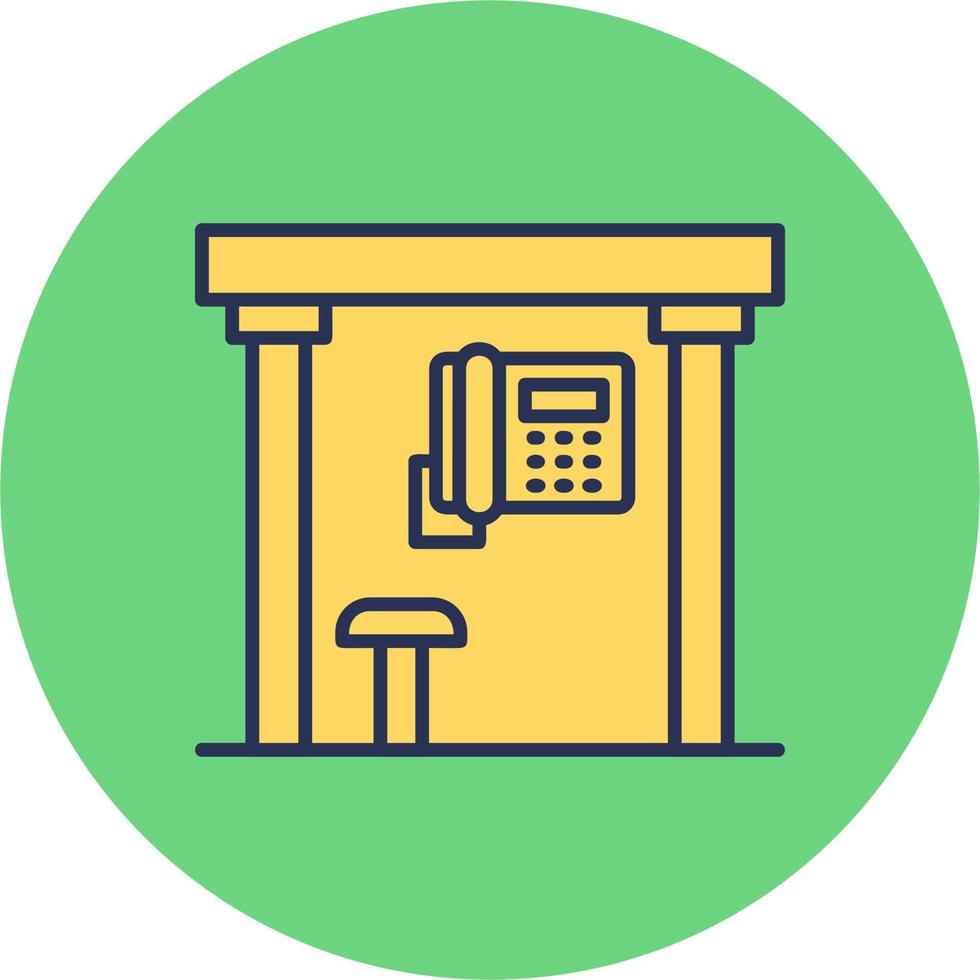Telephone Box Vector Icon