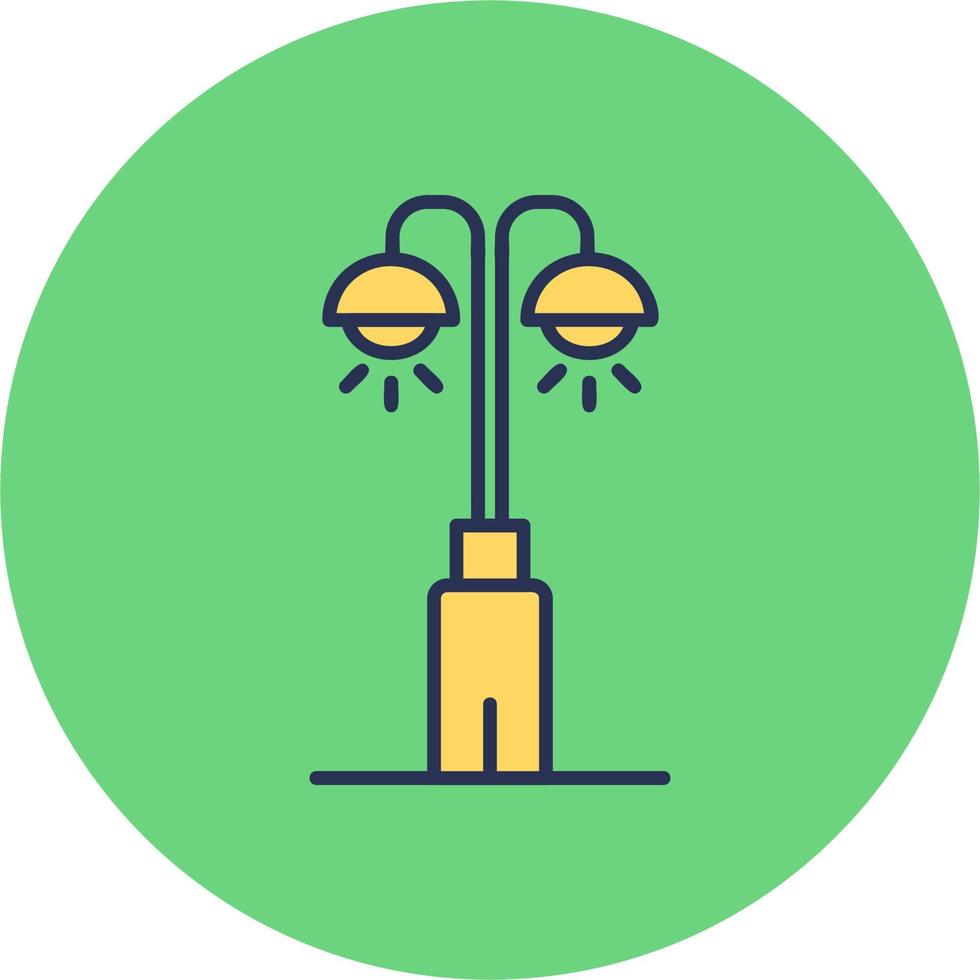 Park Lamp Vector Icon 19997397 Vector Art at Vecteezy