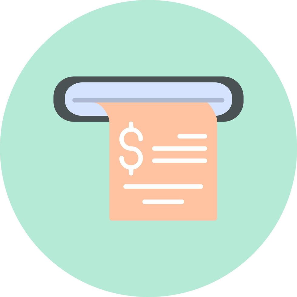 Receipt Vector Icon