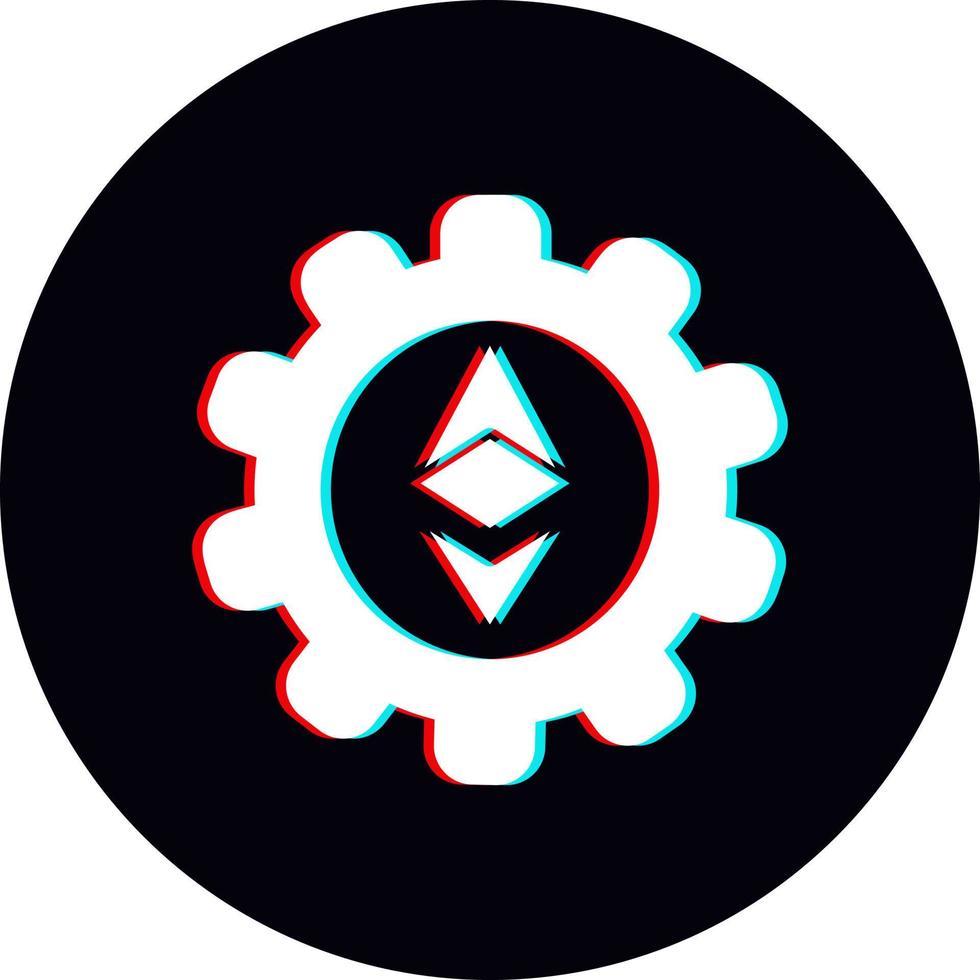 Ethereum Setting Vector Icon