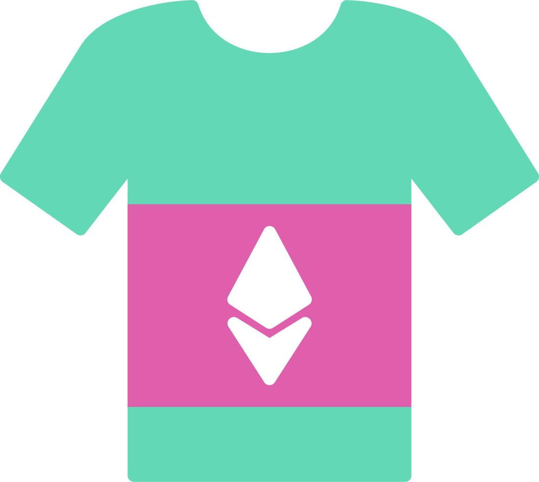 Ethereum Tshirt Vector Icon