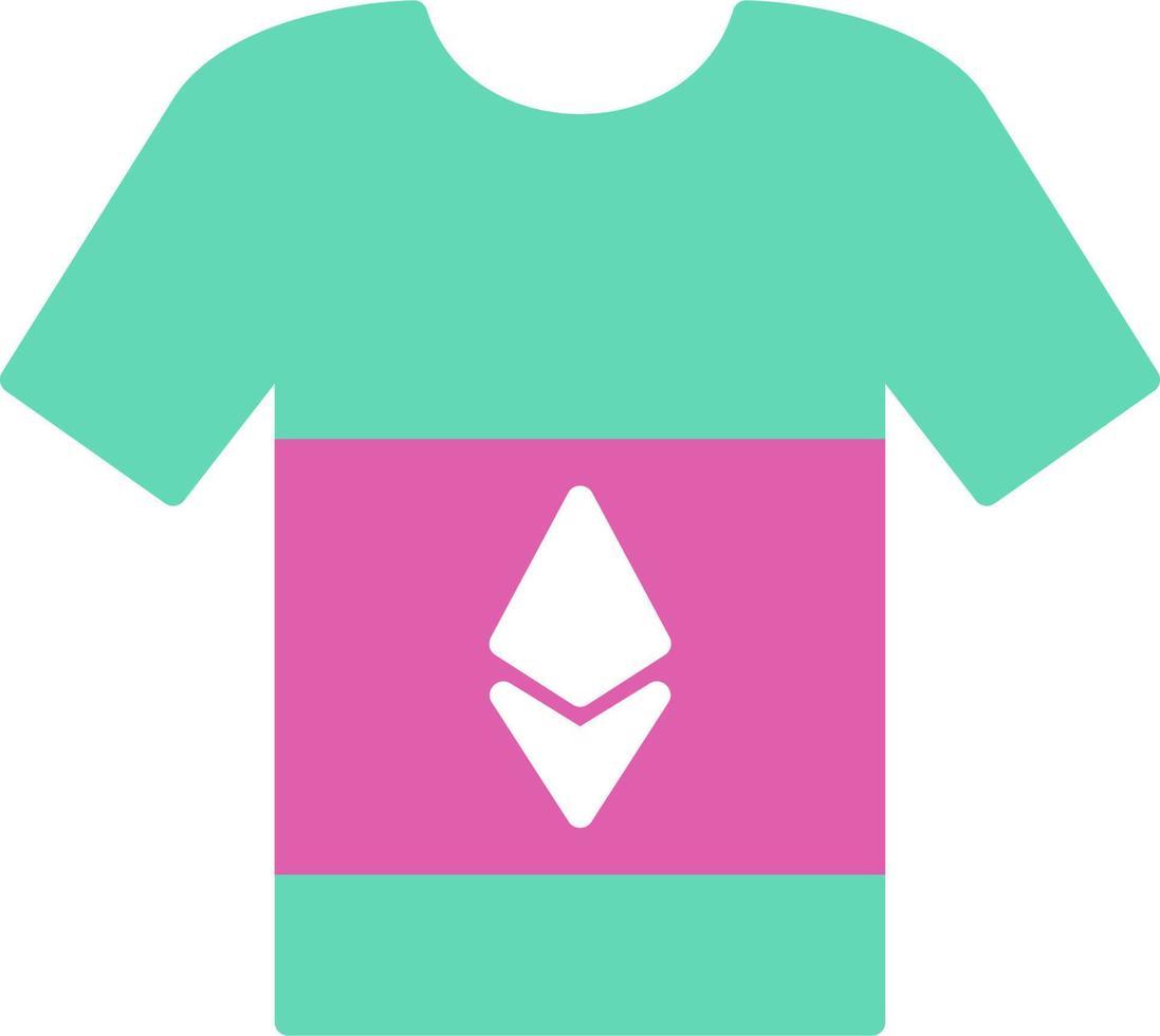 Ethereum Tshirt Vector Icon