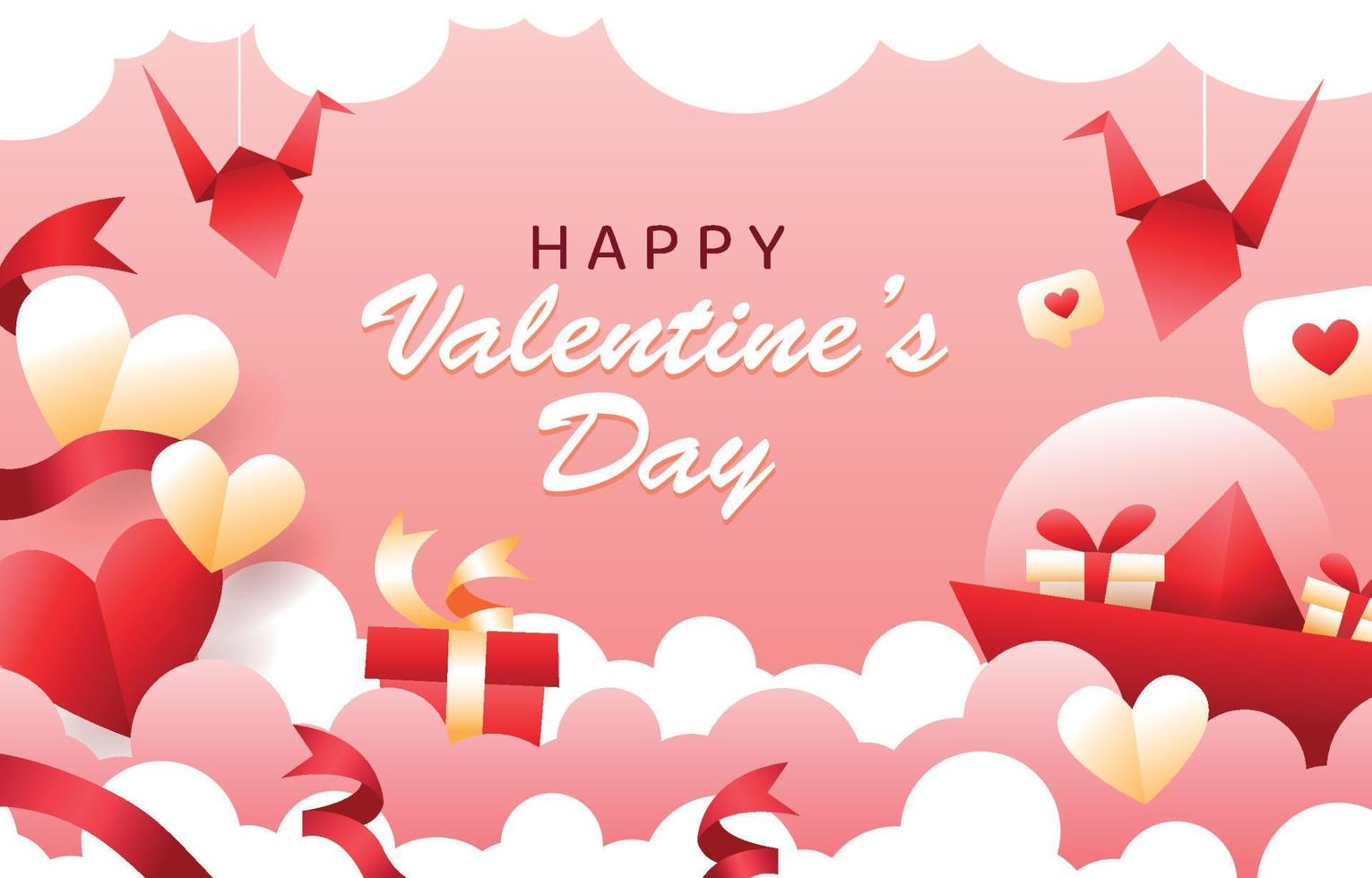 Happy Valentine's Day Background vector