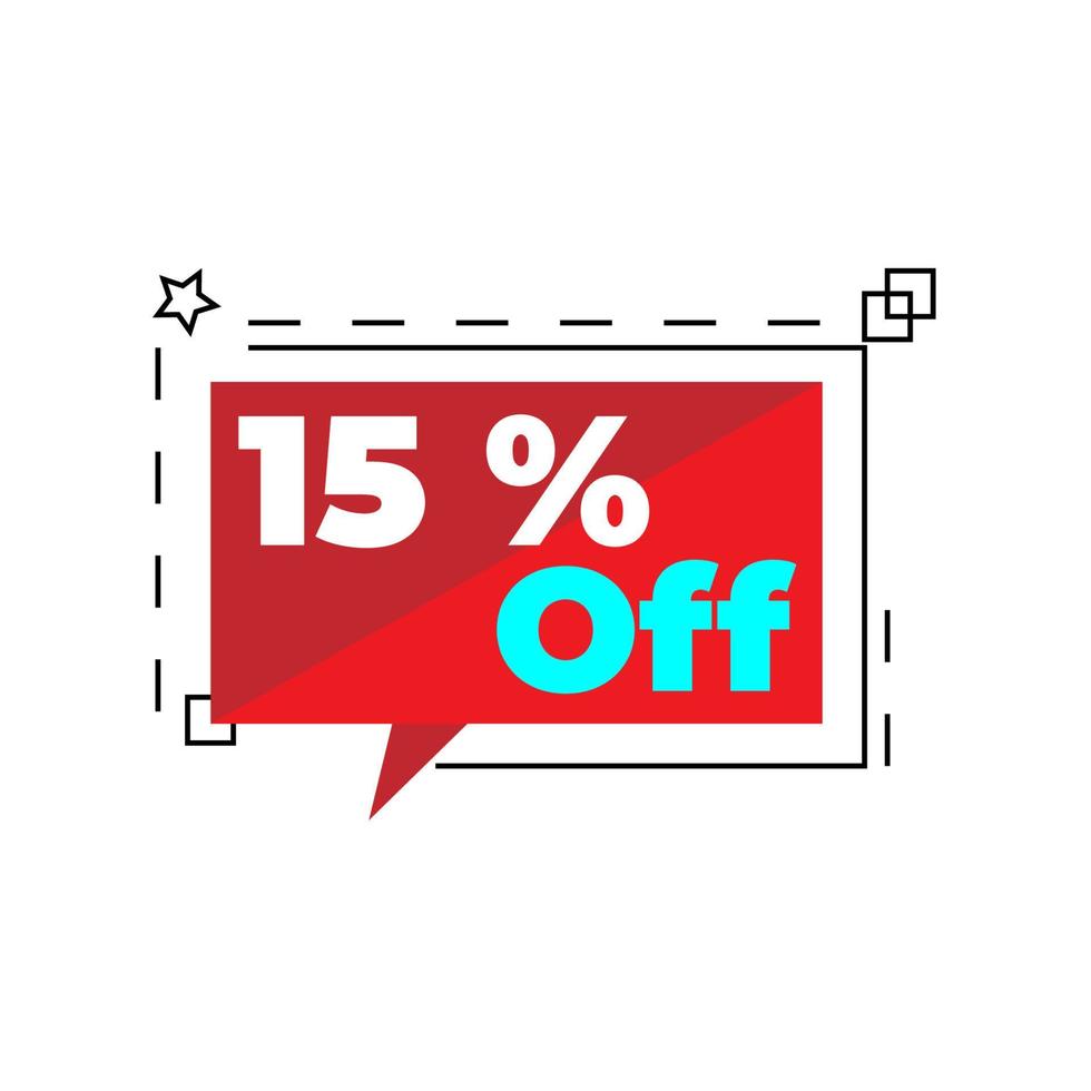 Discount price badge Promotional coupon template vector illustration