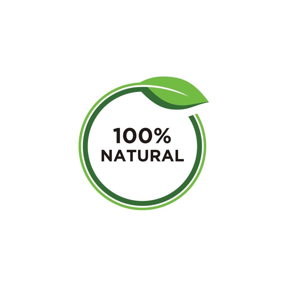 Natural leaf logo symbol, Icon vector Illustration