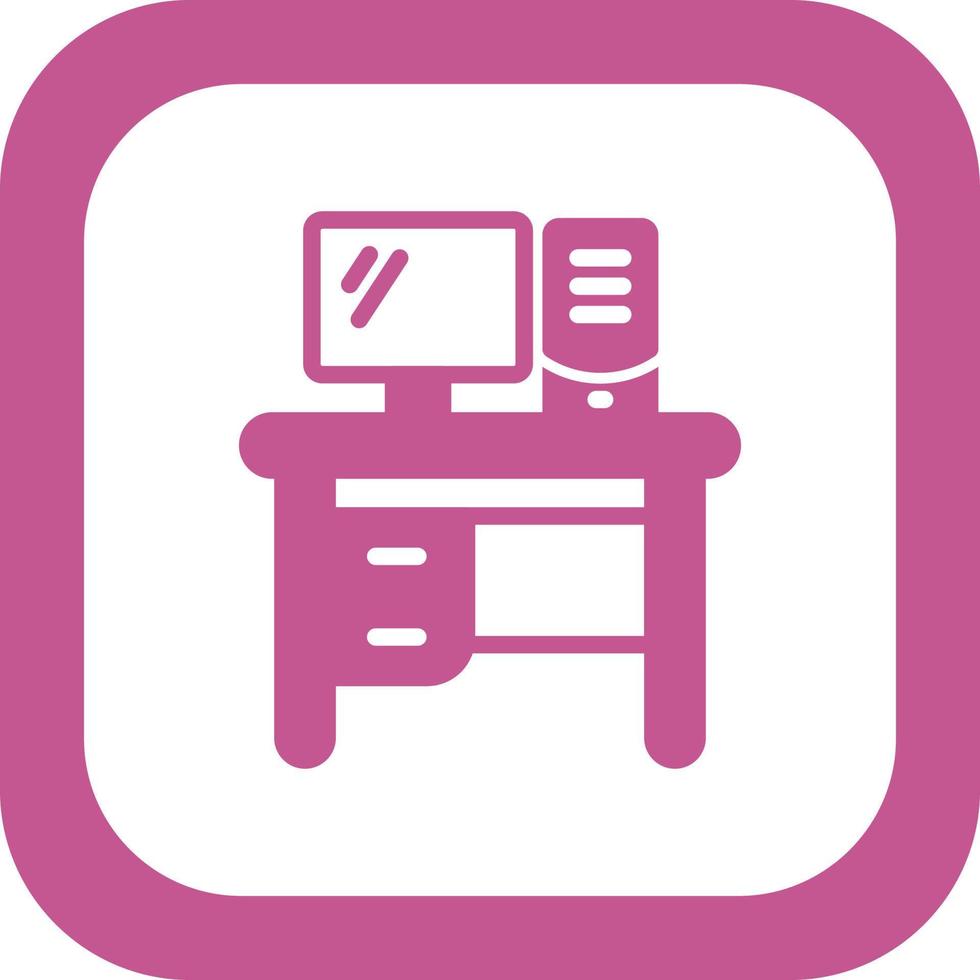 Office Table Vector Icon