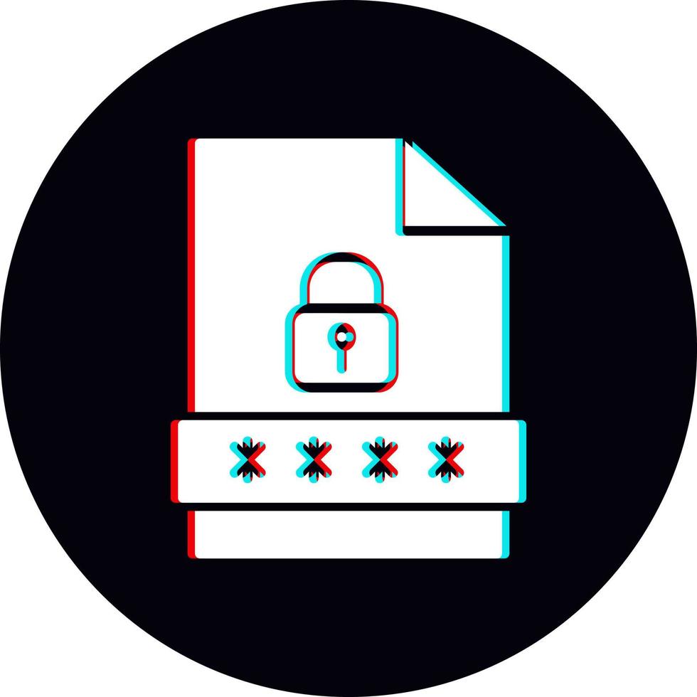 File Password Vector Icon