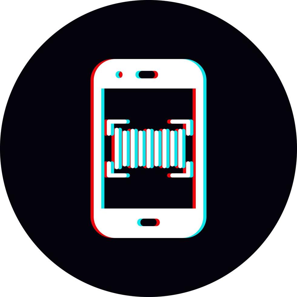 Phone Scanning Vector Icon
