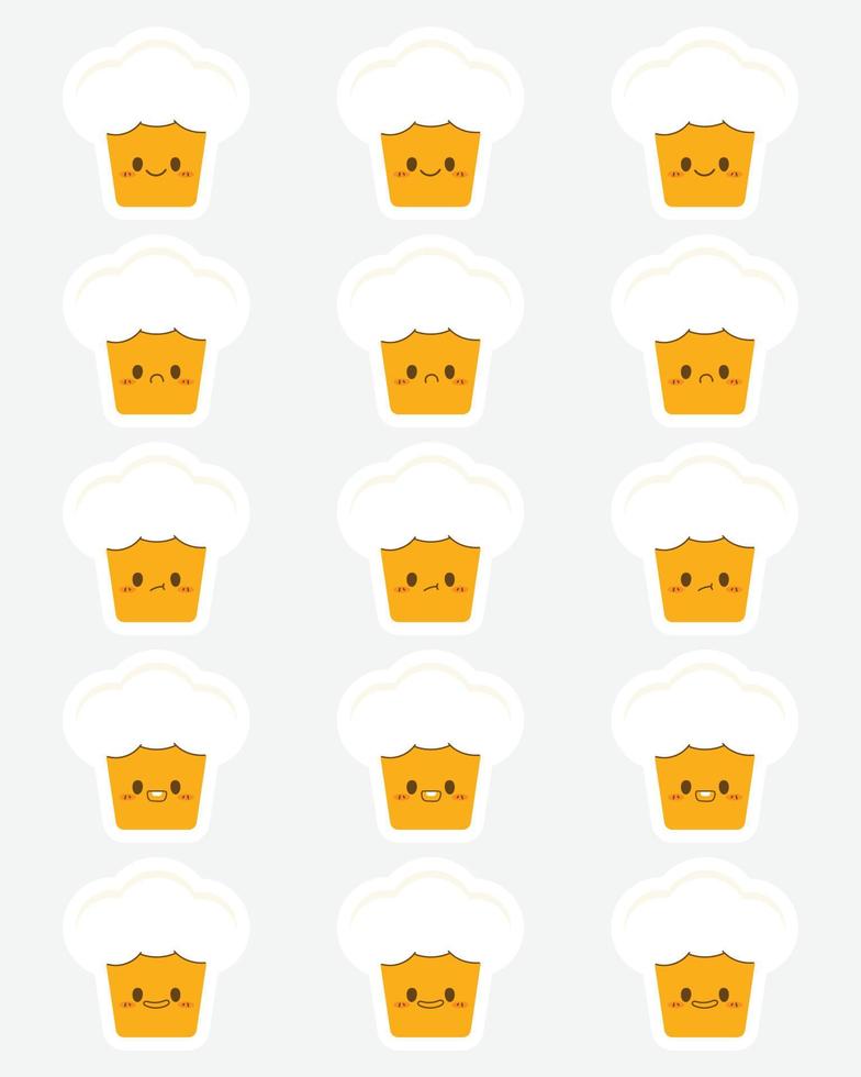Set of beer character bullet journal stickers, planner, scrapbook stickers design. vector