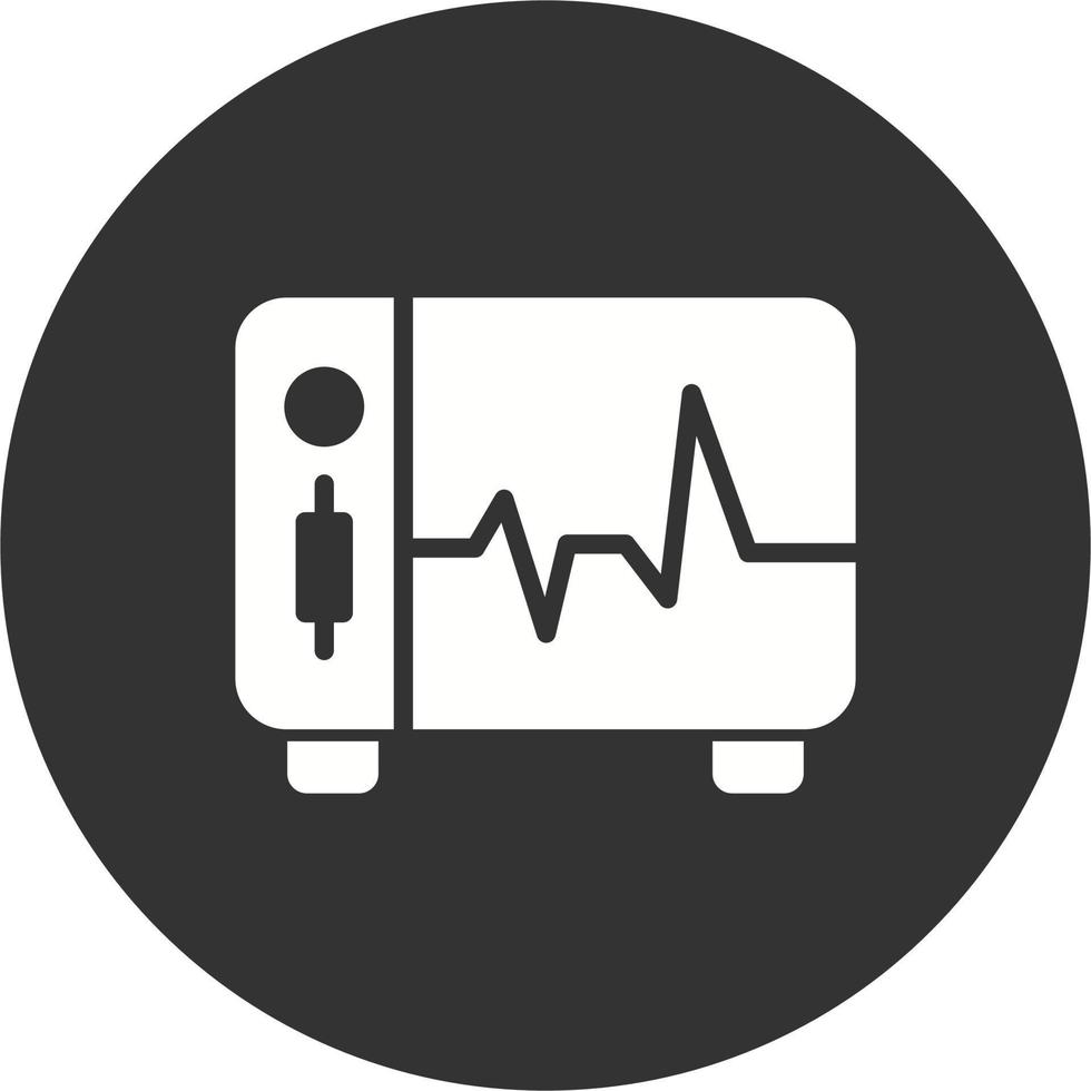 Ecg Monitor Vector Icon