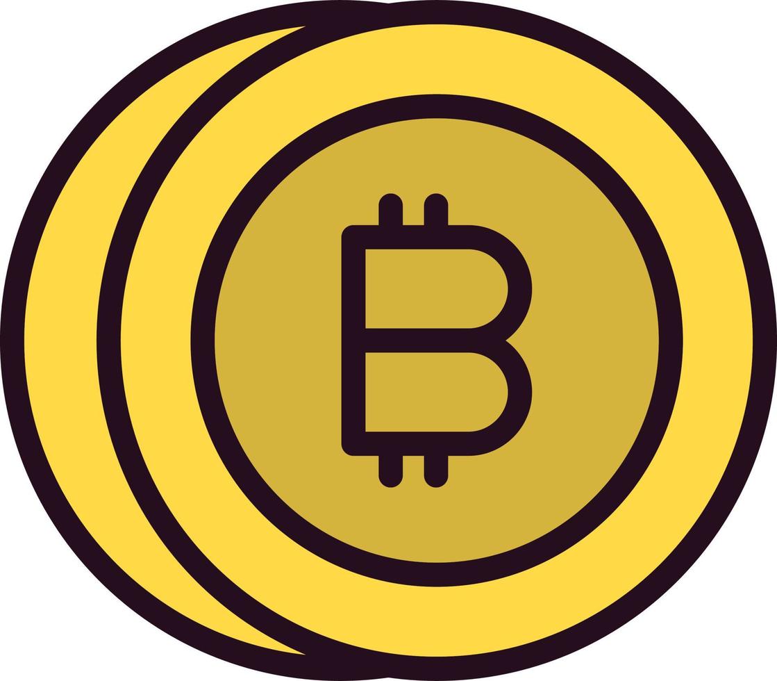 Bit Coin Vector Icon