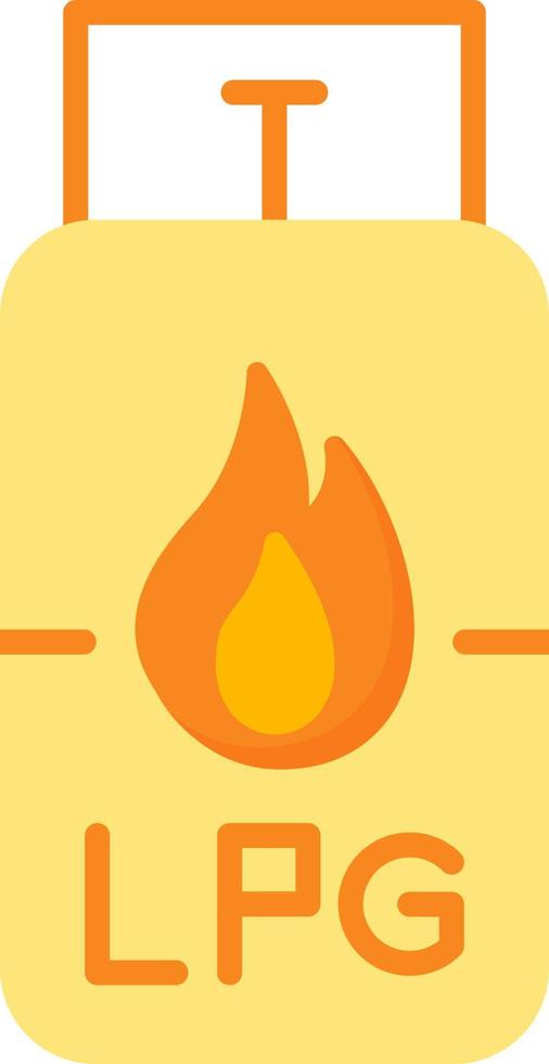 Gas Cylinder Vector Icon