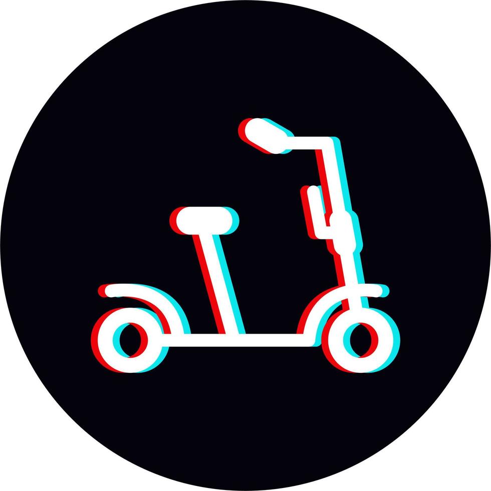 Kick Scooter Vector Icon