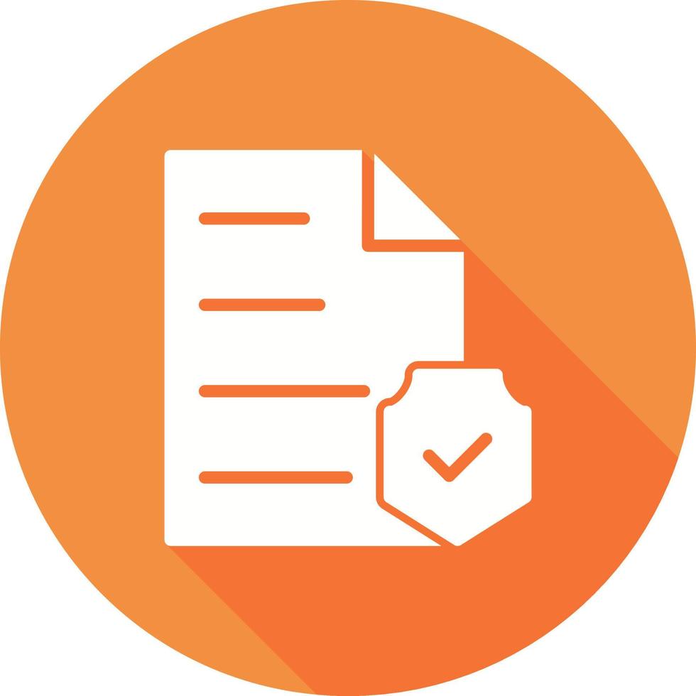 Document Encryption Vector Icon