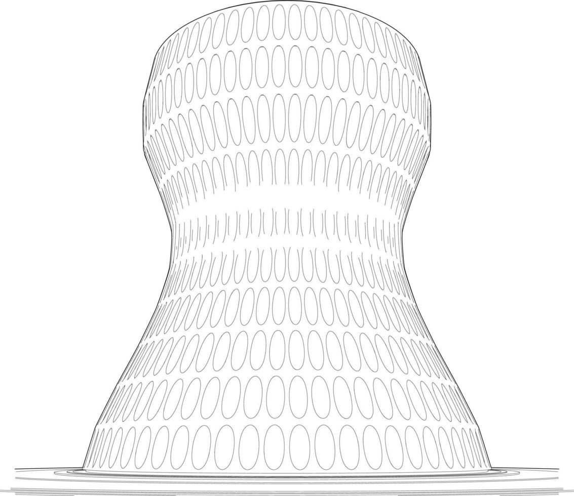 3D illustration of Building in concept vector