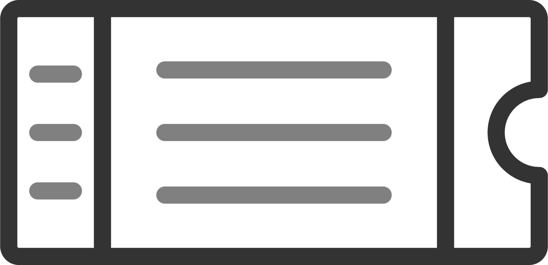 Ticket Vector Icon
