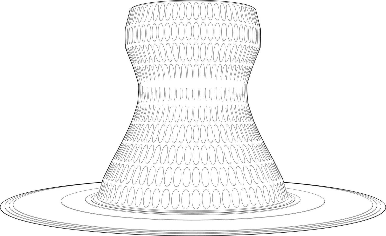 3D illustration of Building in concept vector